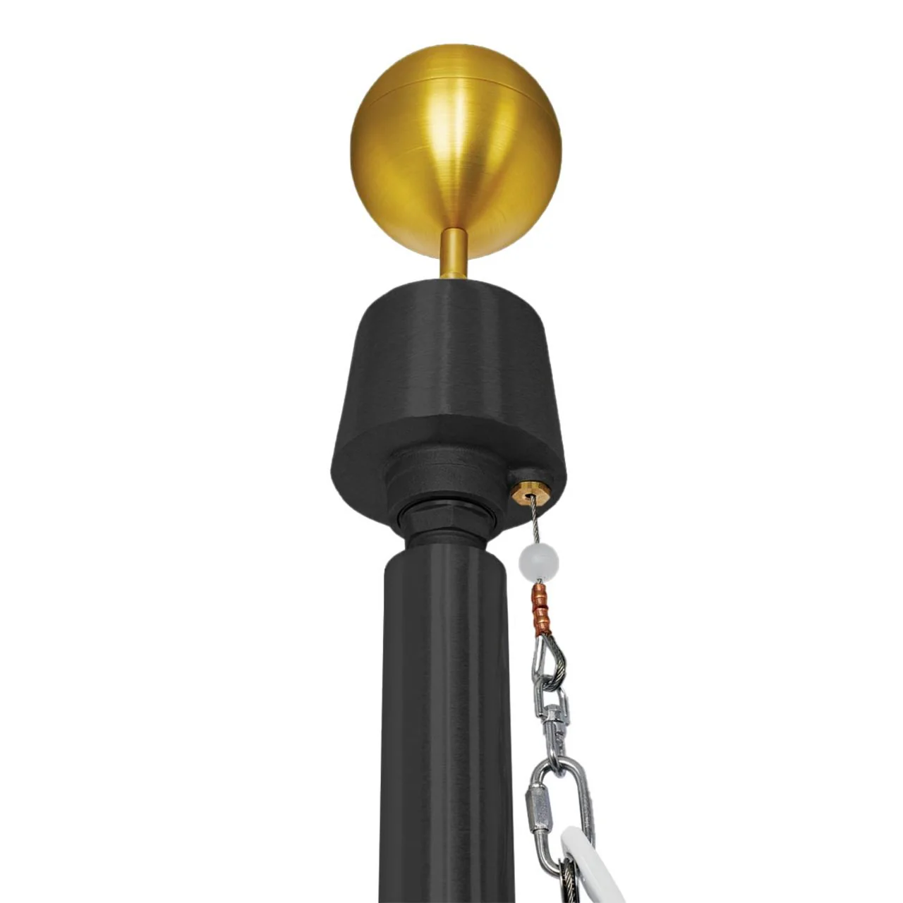 Titan Series 30ft Commercial Flagpole - .156in Wall Thickness - 7in Butt Diameter - Image 6