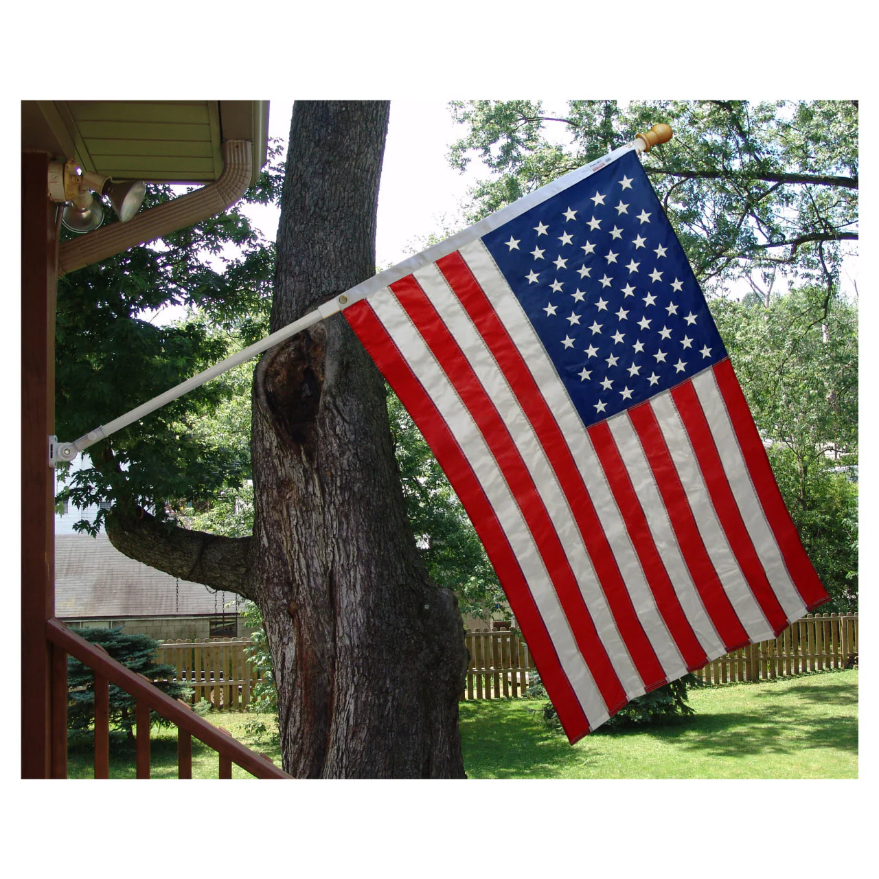 Super Tough Nylon Outdoor American Flag Kit - Image 12