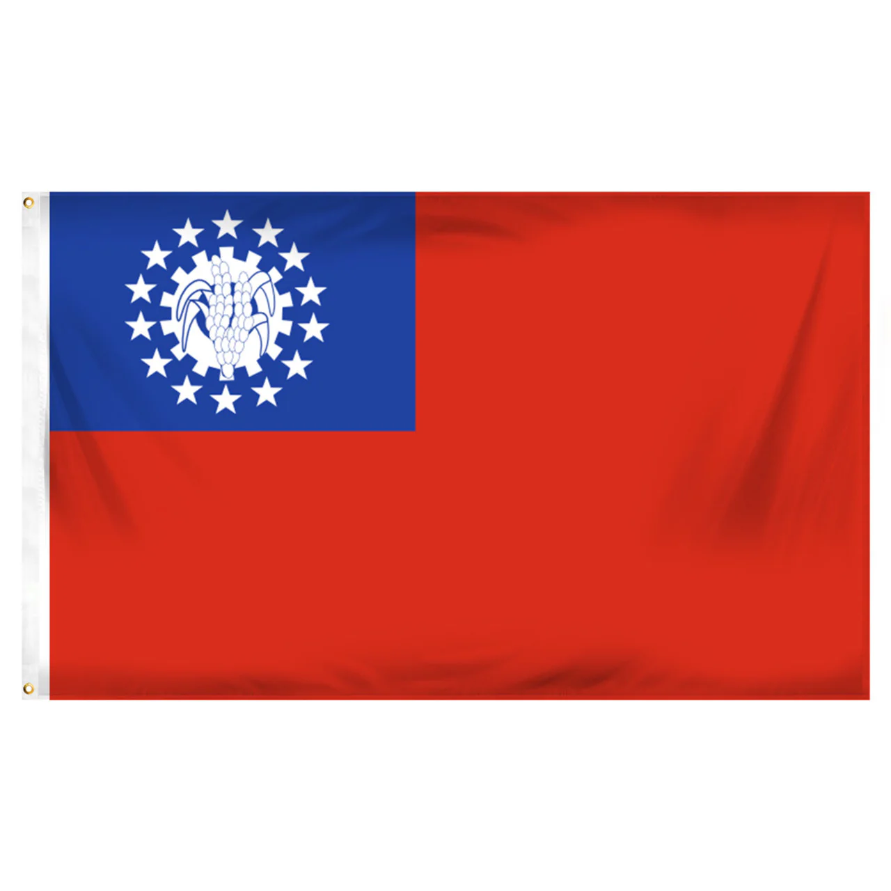 Burma 3ft x 5ft Printed Polyester Flag