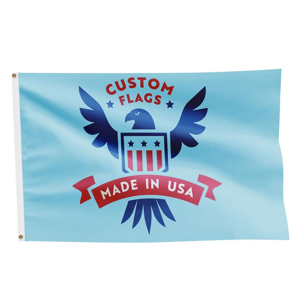 Custom Double-Sided with Liner 10ft x 15ft Knit Polyester Flag