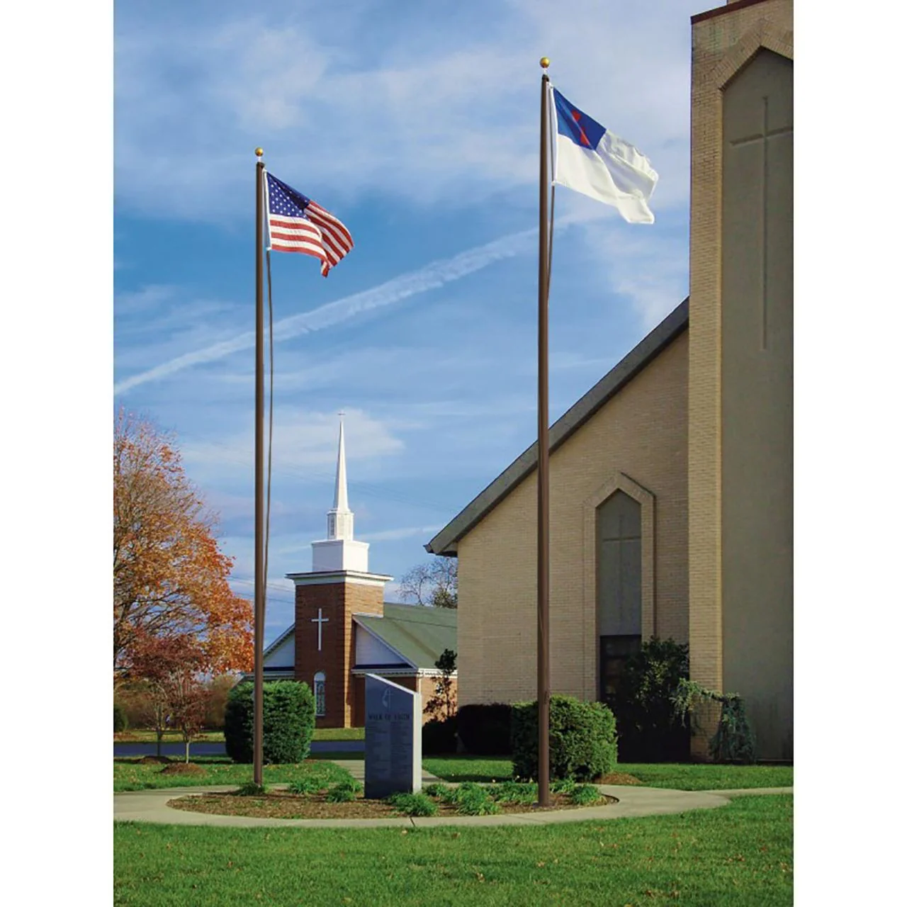 Estate Series 25ft Commercial Flagpole - .125in Wall Thickness - 3in Butt Diameter - Image 7