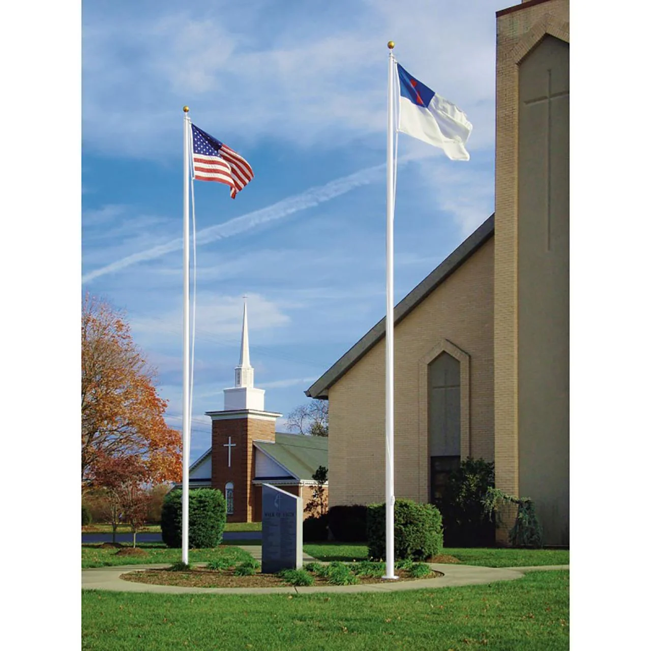 Estate Series 30ft 2 Sections Aluminum Flagpole - Image 6
