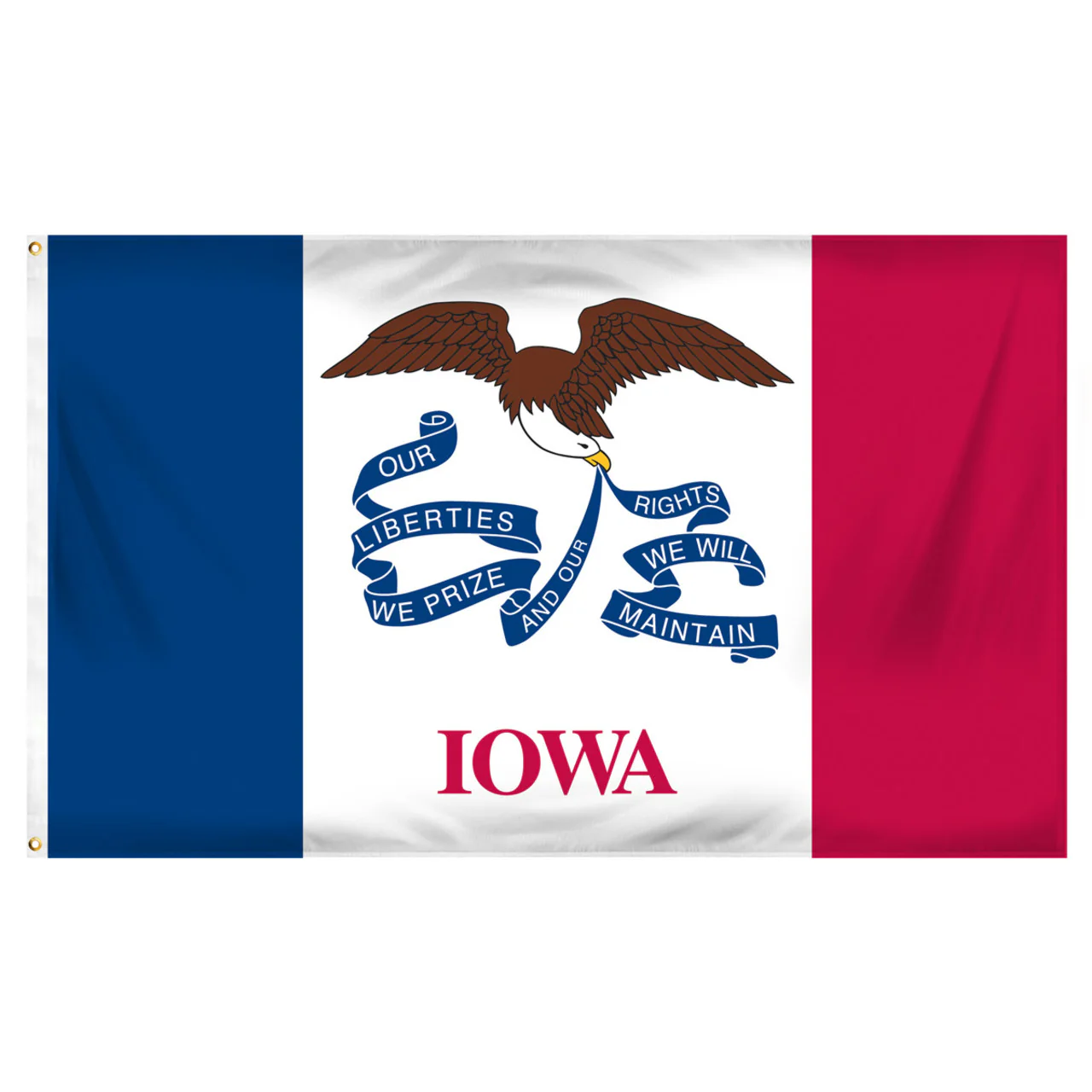 Iowa 3ft x 5ft Spun Heavy Duty Polyester Flag