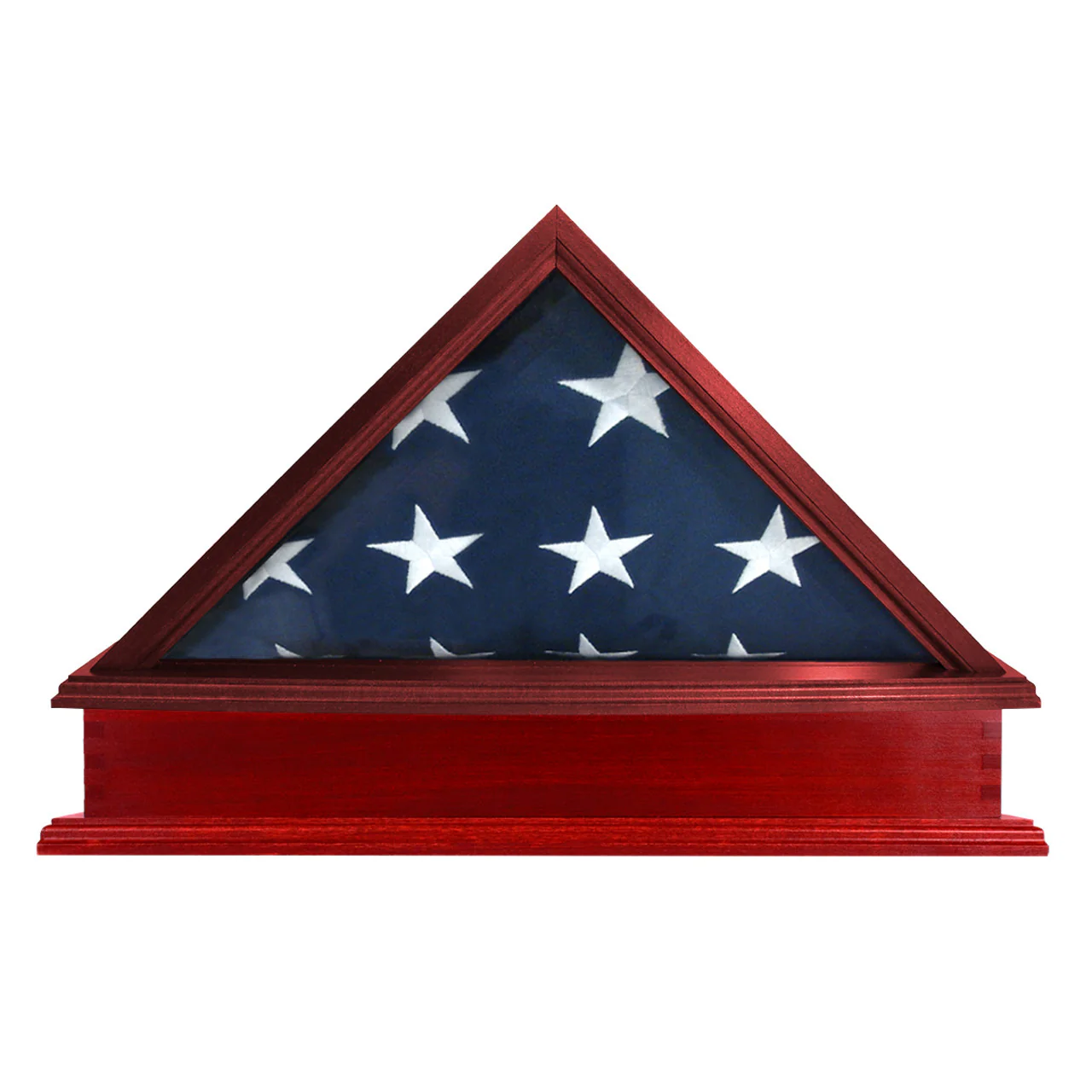 Roosevelt Burial Flag Display Case & Pedestal  for 5' x 9.5' Flag - Image 12