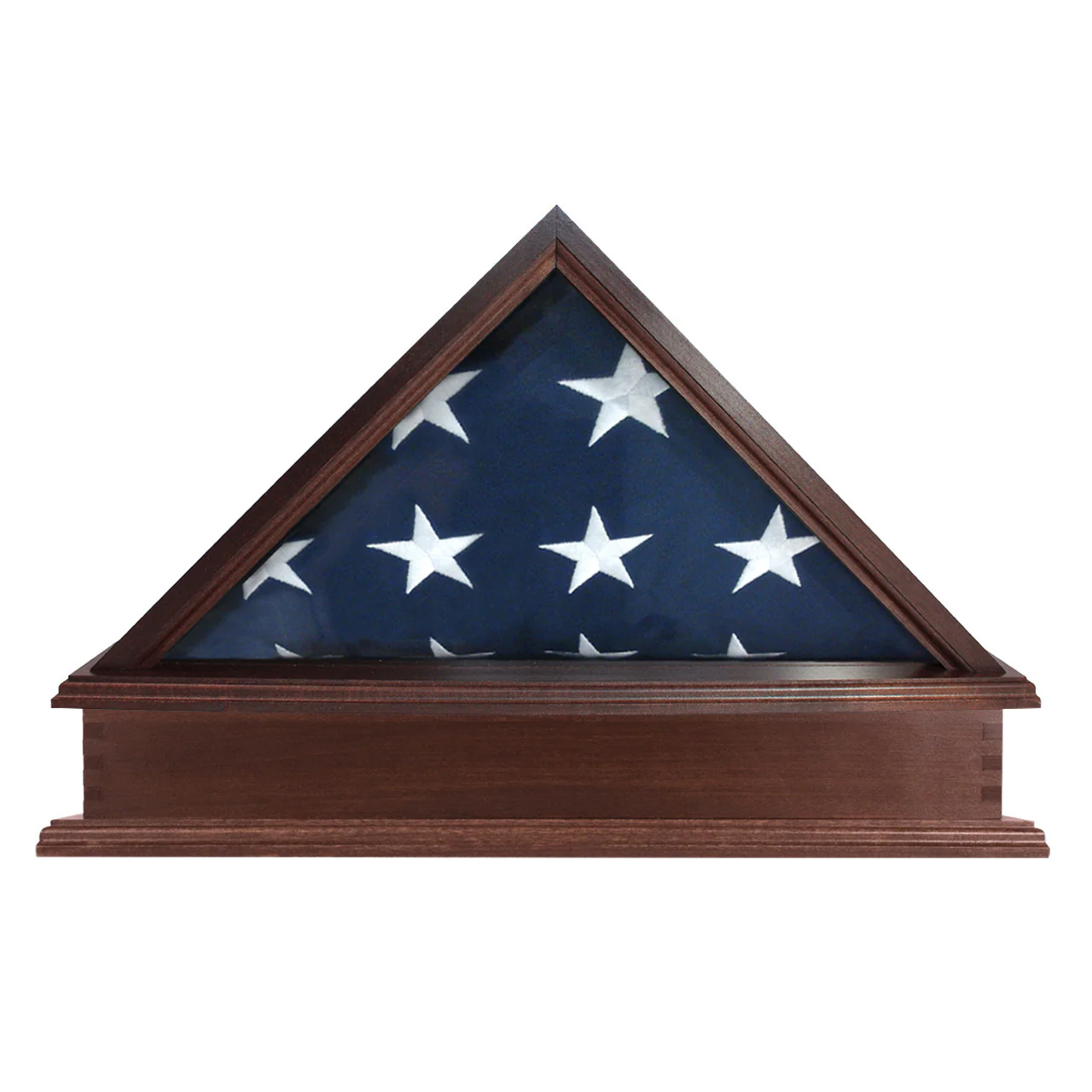 Roosevelt Burial Flag Display Case & Pedestal  for 5' x 9.5' Flag - Image 23